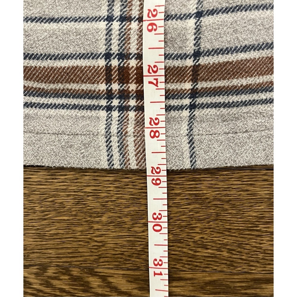 Patagonia Shirt Men Medium Long Sleeve Flannel Organic Cotton Gray Plaid - Picture 10 of 10
